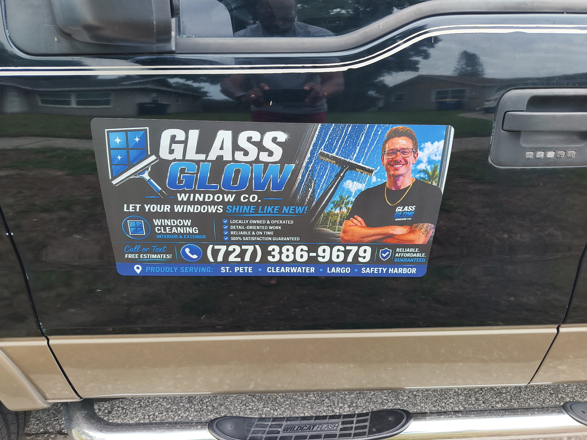 Glass Glow job site in Pinellas County